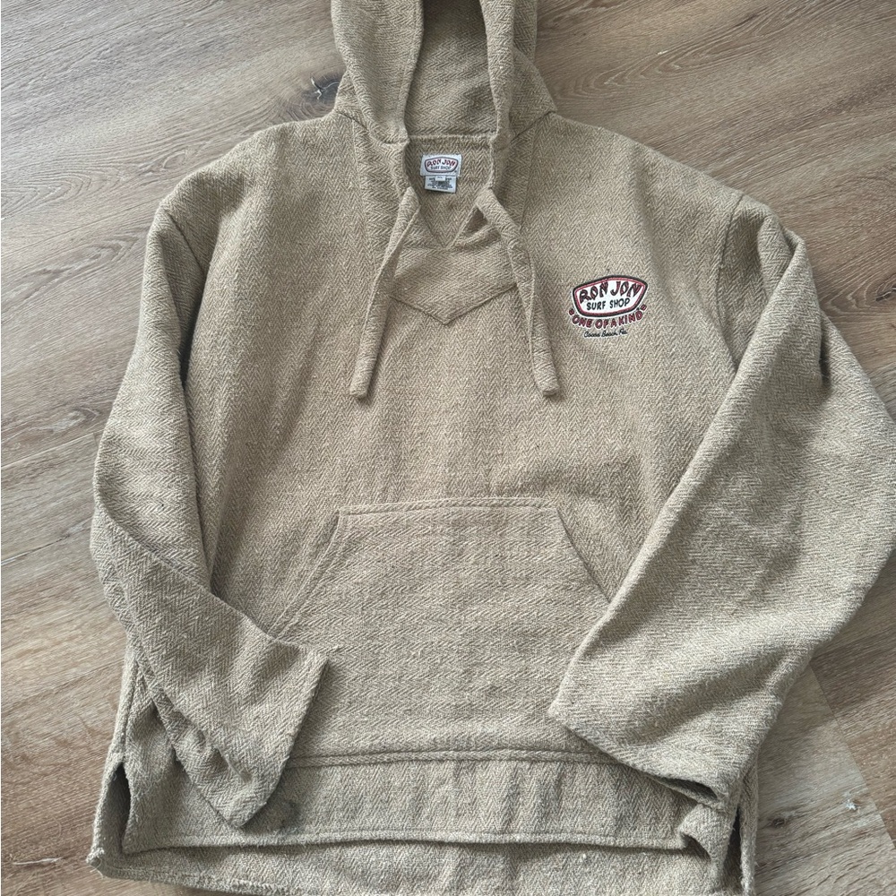 Men’s Ron Jon Tan Baja hoodie. Excellent condition. Rare. Size XL
